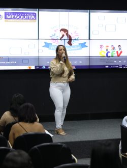 Encontro de mães e gestantes em Mesquita