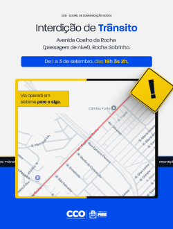 Interdição parcial na passagem de nível da Avenida Coelho da Rocha