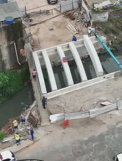 Começa obra de expansão da Ponte da Rua Delfina Borges