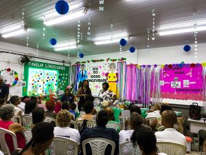 Gincana educativa para a terceira idade no Centro de Longevidade de Mesquita